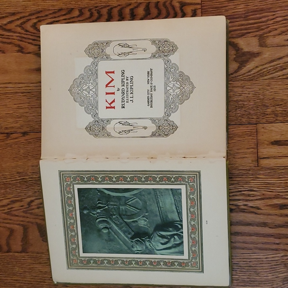 Antique 1912, KIM by Rudyard Kipling - Hardcover